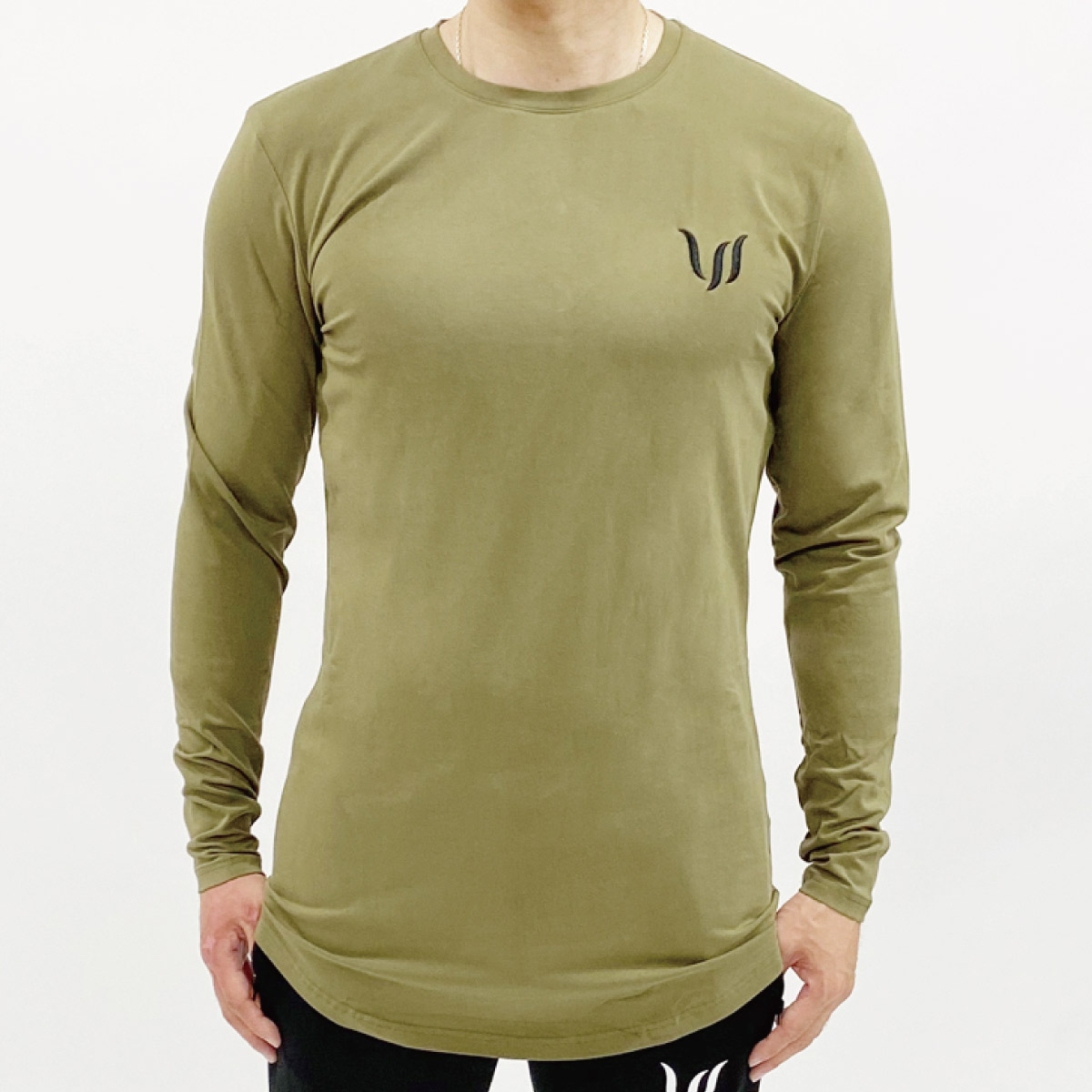 ESSENTIAL SP LONG SLEEVED TEE - OLIVE