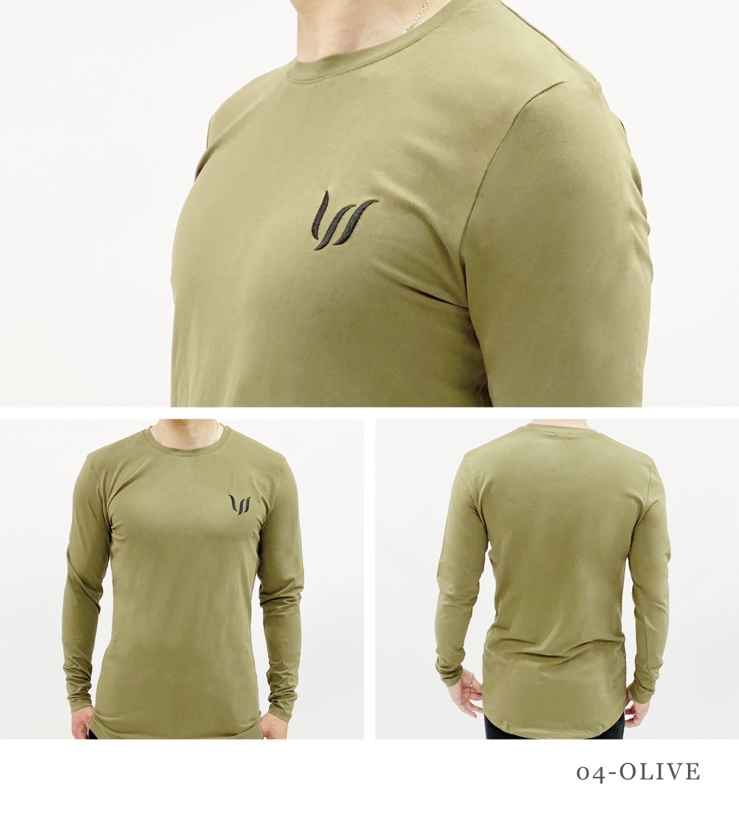 ESSENTIAL SP LONG SLEEVED TEE - OLIVE