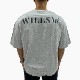 CLASSIC LOGO BACK PRINT OVERSIZE TEE - GRAY