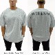 CLASSIC LOGO BACK PRINT OVERSIZE TEE - GRAY