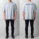 CLASSIC LOGO BACK PRINT OVERSIZE TEE - GRAY