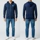 SP ZIP HOODIE - NAVY
