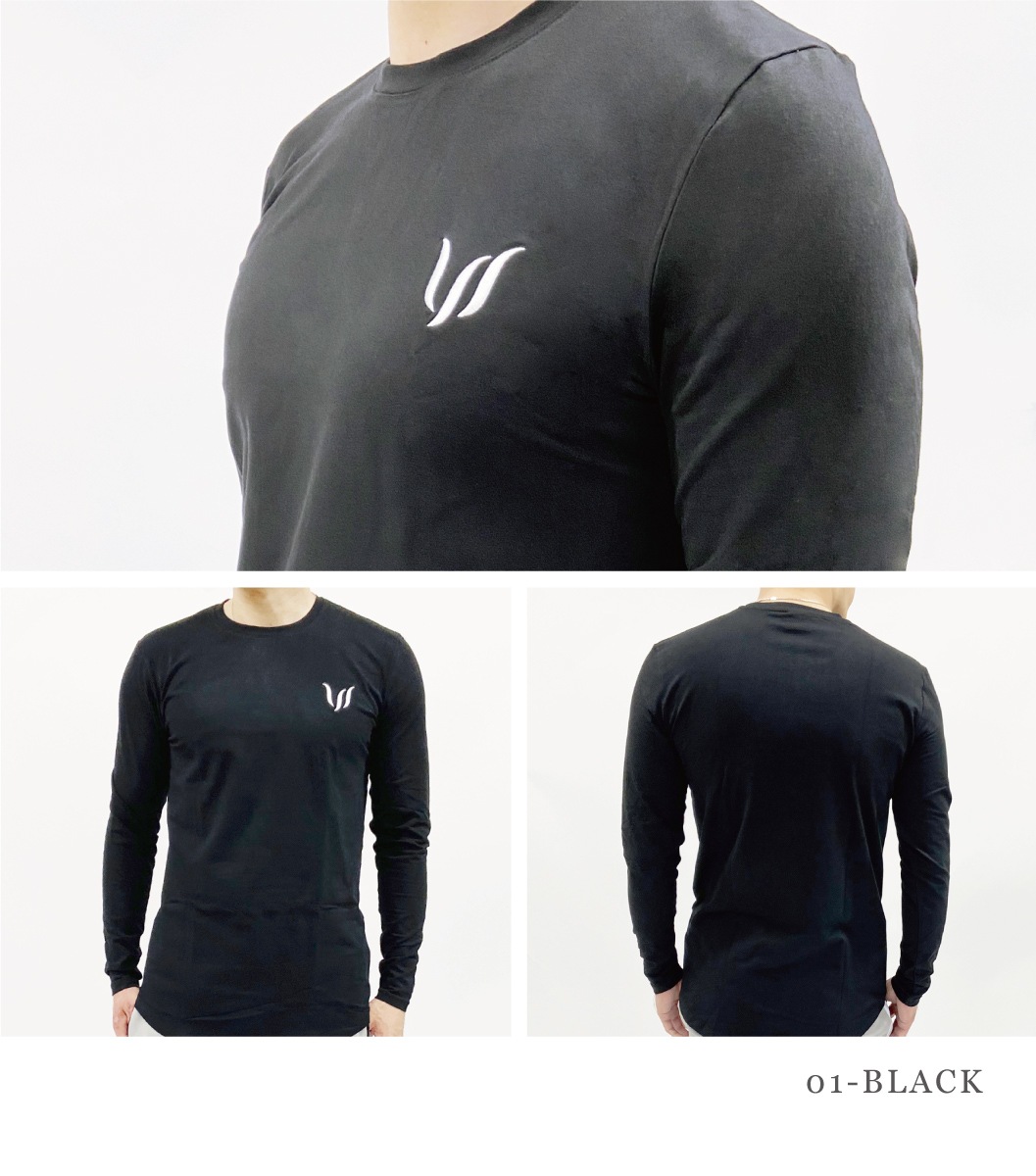 ESSENTIAL SP LONG SLEEVED TEE - BLACK