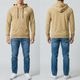 SP ZIP HOODIE - TAN