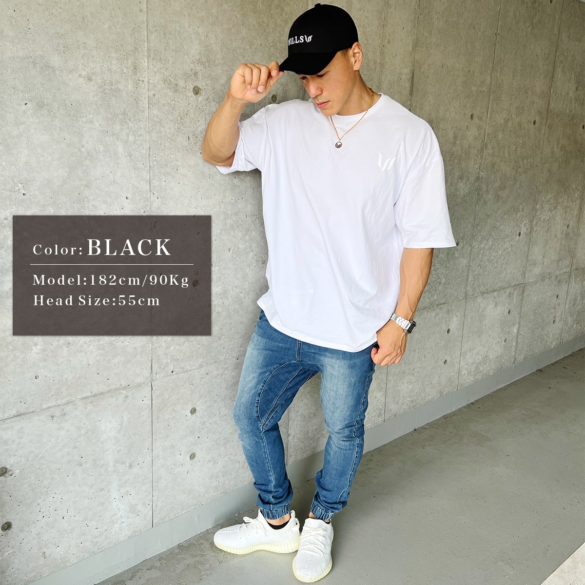 CLASSIC LOGO BASEBALL CAP - BLACK