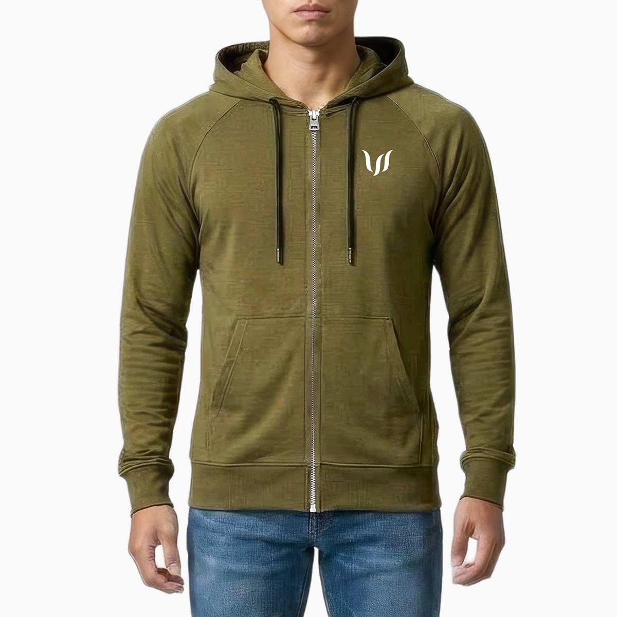 SP ZIP HOODIE - OLIVE