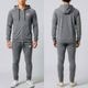 SP "ZIP HOODIE + JOGGER PANTS" SET UP  - CHARCOAL GRAY