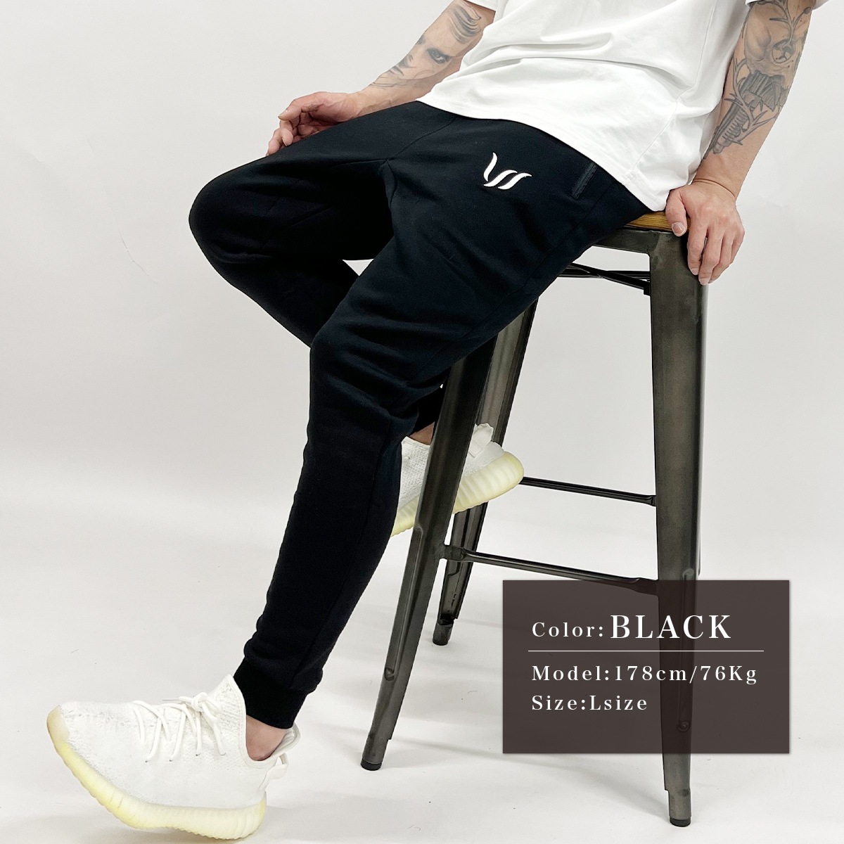 ESSENTIAL FLEECE PANTS - BLACK