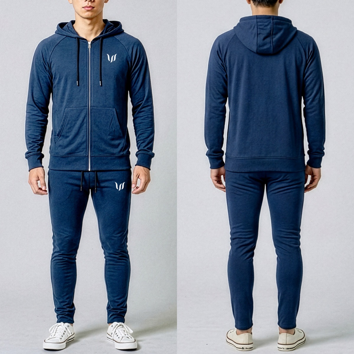 SP "ZIP HOODIE + JOGGER PANTS" SET UP  - NAVY