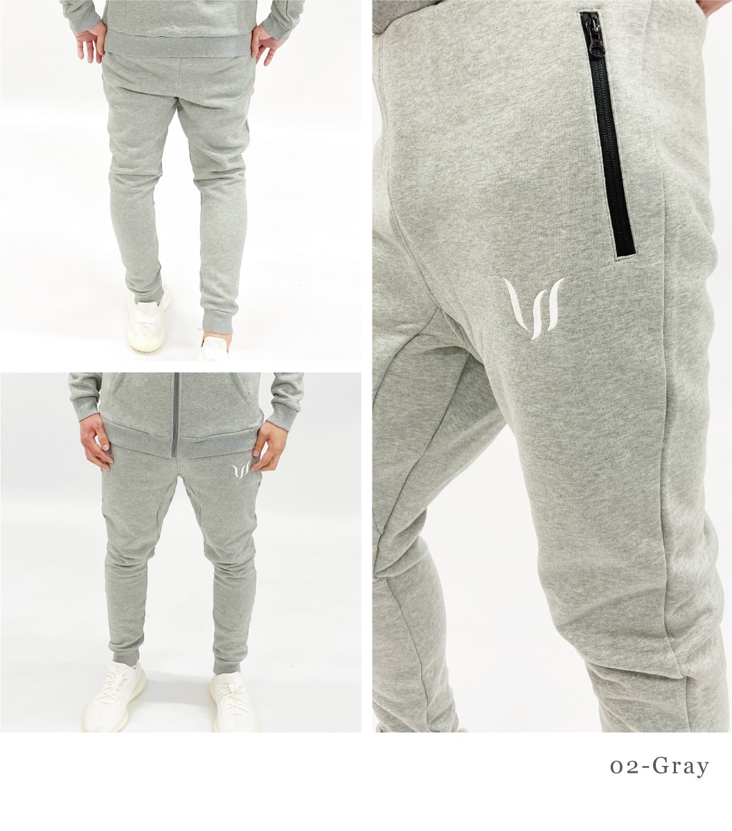ESSENTIAL FLEECE PANTS - GRAY