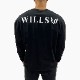 CLASSIC LOGO BACK PRINT OVERSIZE LONG SLEEVED - BLACK