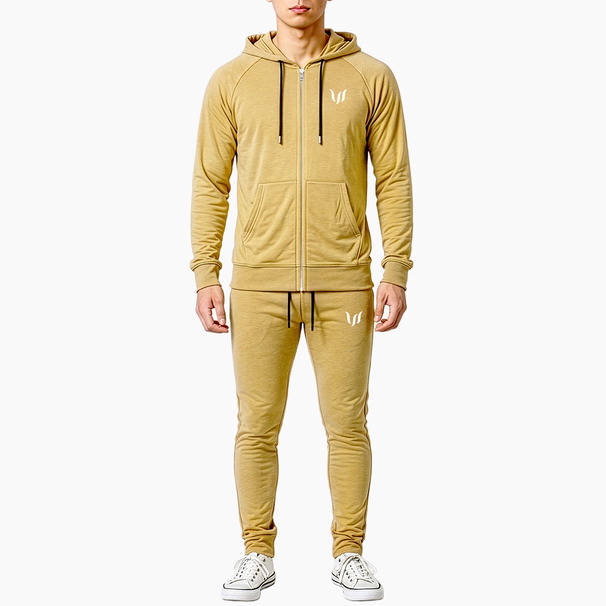 SP "ZIP HOODIE + JOGGER PANTS" SET UP  - TAN