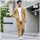 SP "ZIP HOODIE + JOGGER PANTS" SET UP  - TAN