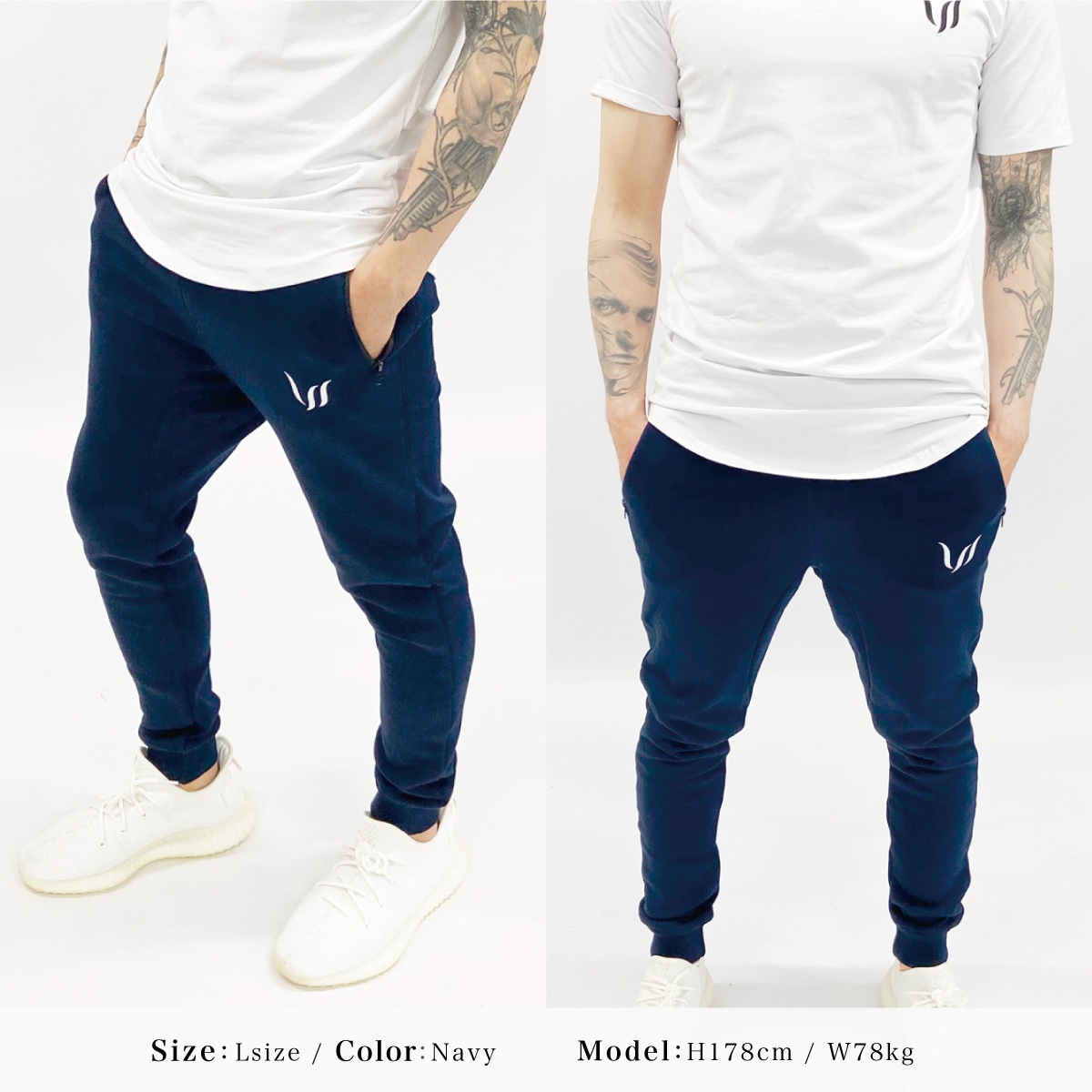 ESSENTIAL FLEECE PANTS - NAVY
