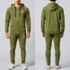 SP "ZIP HOODIE + JOGGER PANTS" SET UP  - OLIVE