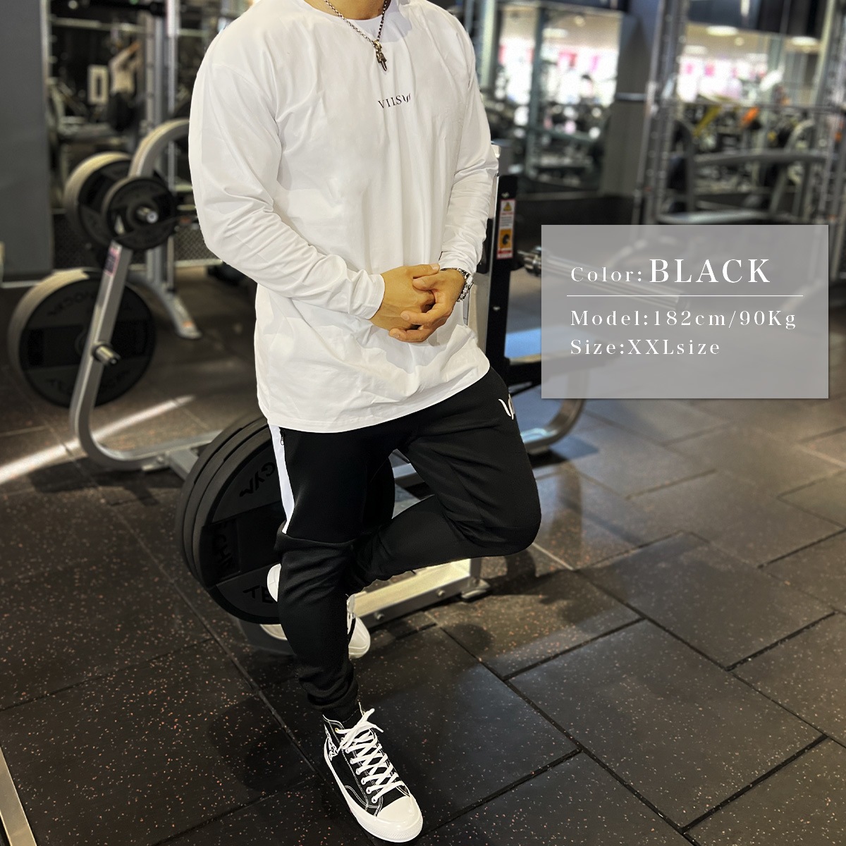 CORE WOVEN TRACK PANTS - BLACK