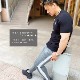 JOGGERS PANTS - CHARCOAL GRAY/WHITE(­ZIP)