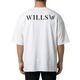 CLASSIC LOGO BACK PRINT OVERSIZE TEE - WHITE