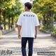 CLASSIC LOGO BACK PRINT OVERSIZE TEE - WHITE