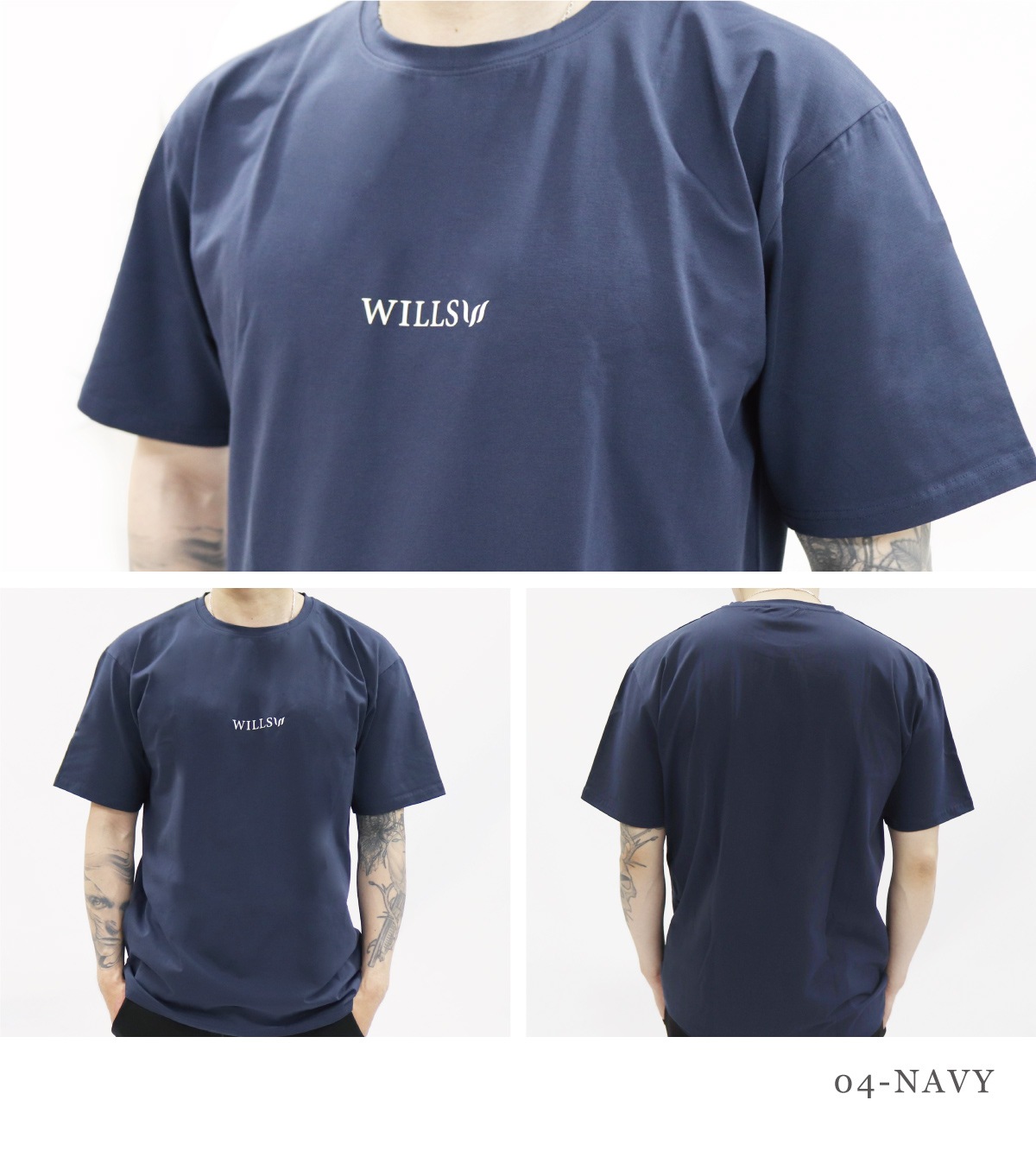 OVERSIZE TEE - NAVY