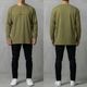 CORE OVERSIZE LONG SLEEVE TEE - OLIVE
