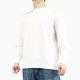 COTTON OVERSIZED LONG SLEEVED T-SHIRT - WHITE