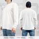 COTTON OVERSIZED LONG SLEEVED T-SHIRT - WHITE