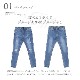 SUPER STRETCH SKINNY JEANS - LIGHT BLUE(᡼)