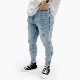 SUPER STRETCH SKINNY JEANS - LIGHT BLUE(᡼)