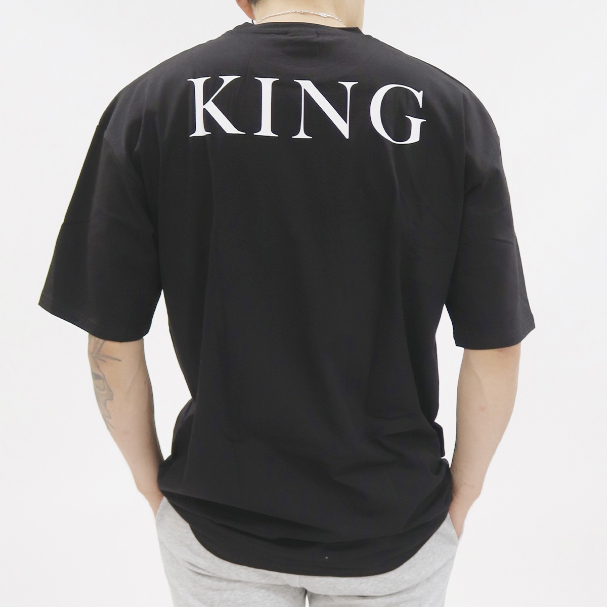 OVERSIZE KING TEE - BLACK