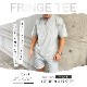OVERSIZE FRENCH TERRY TEE - GRAY