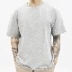 OVERSIZE FRENCH TERRY TEE - GRAY