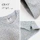 OVERSIZE FRENCH TERRY TEE - GRAY