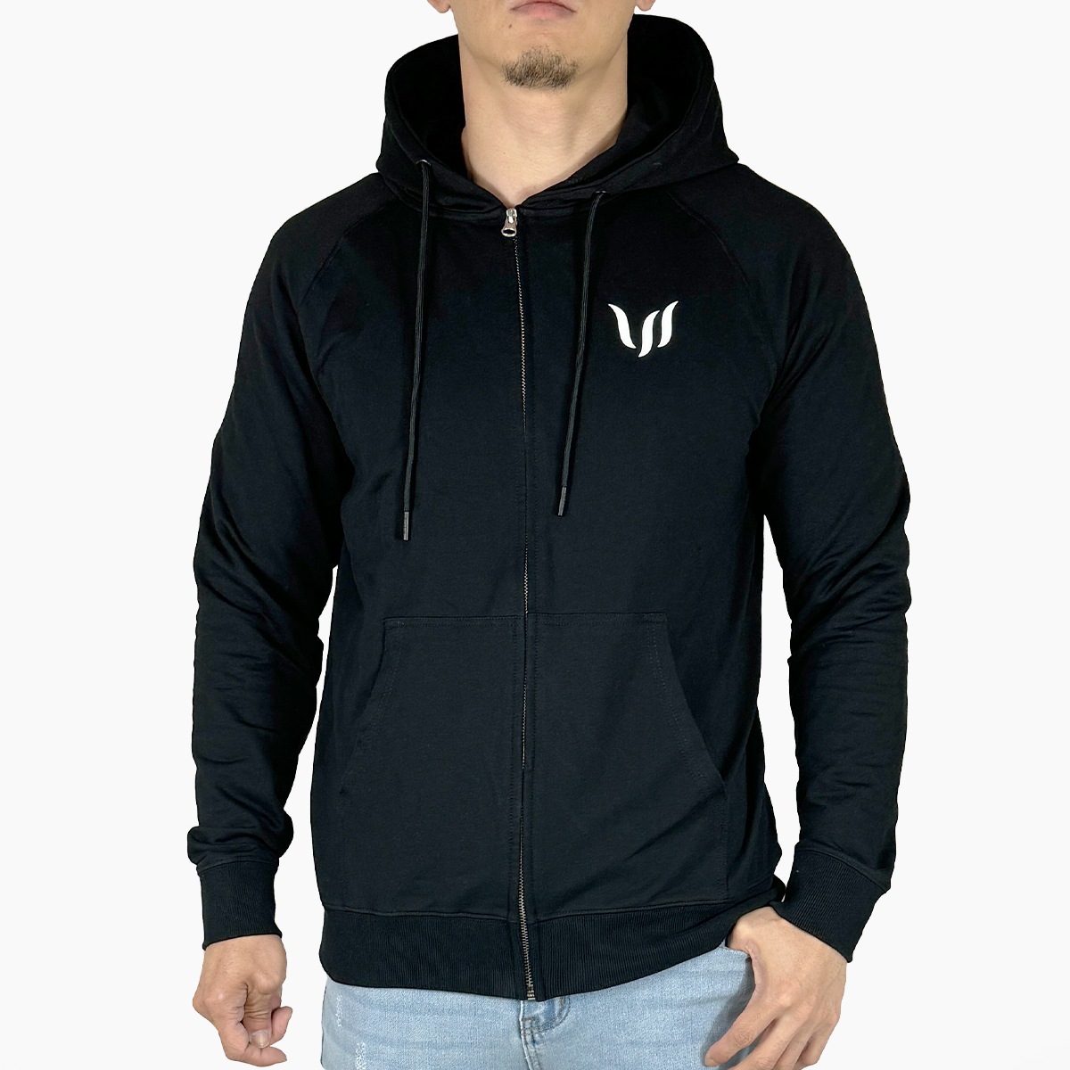 SP ZIP HOODIE - BLACK