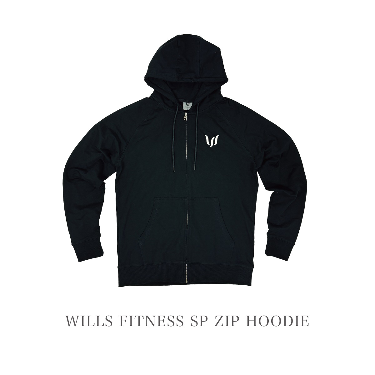 SP ZIP HOODIE - BLACK