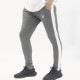JOGGERS PANTS - CHARCOAL GRAY/WHITE