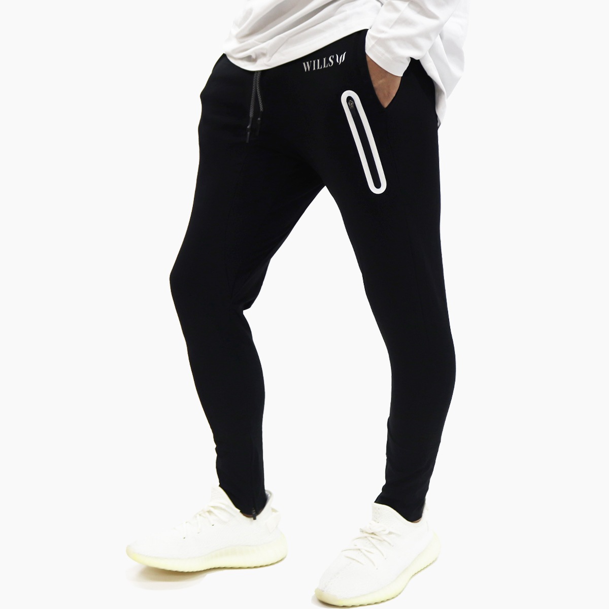STRETCH UTILITY PANTS - BLACK