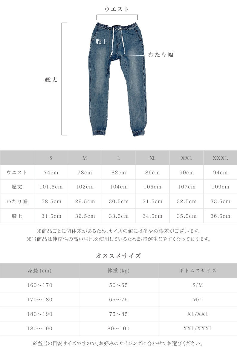 SUPER STRETCH DENIM JOGGER - BLACK