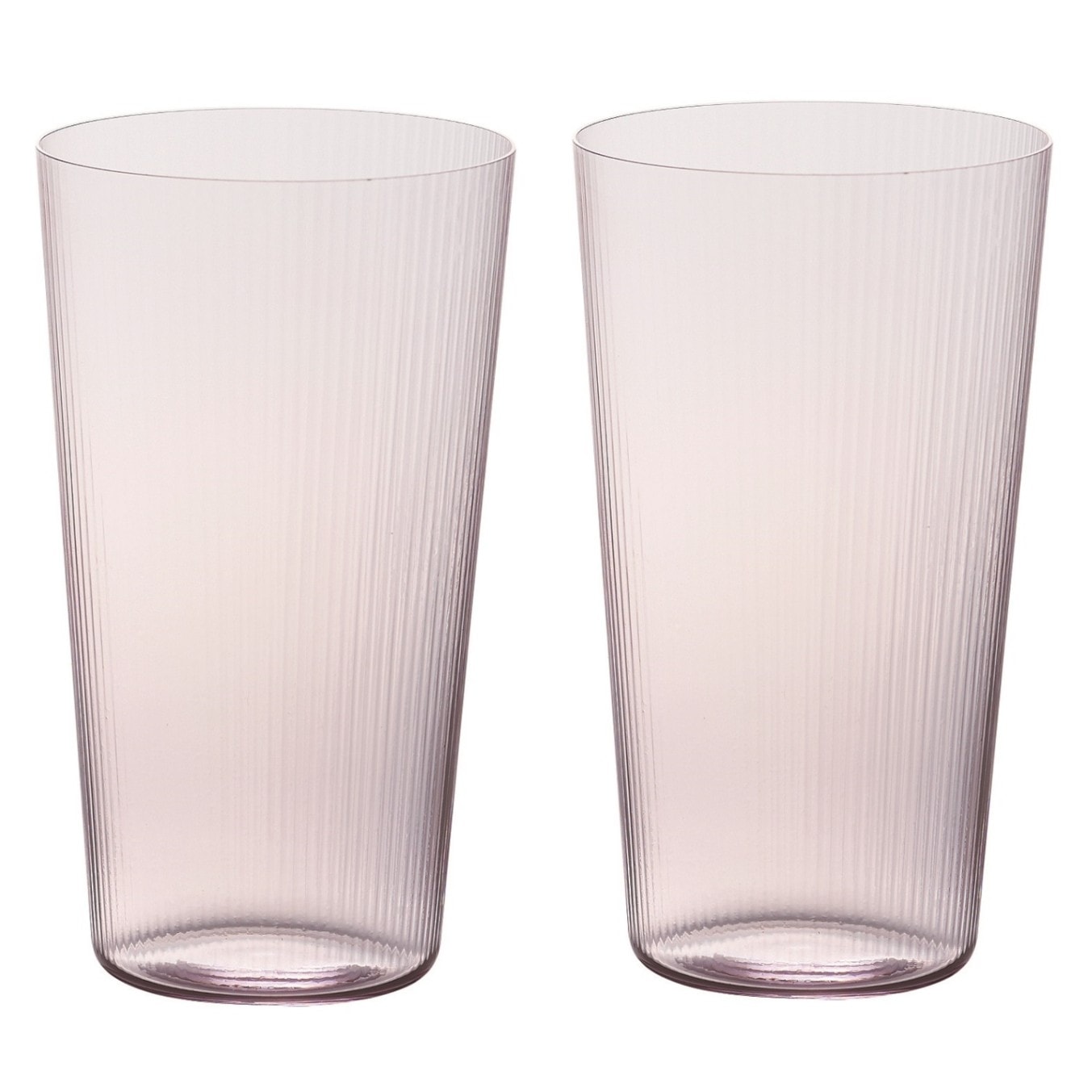 極薄グラス　ペアタンブラー（ピンク×ピンク）