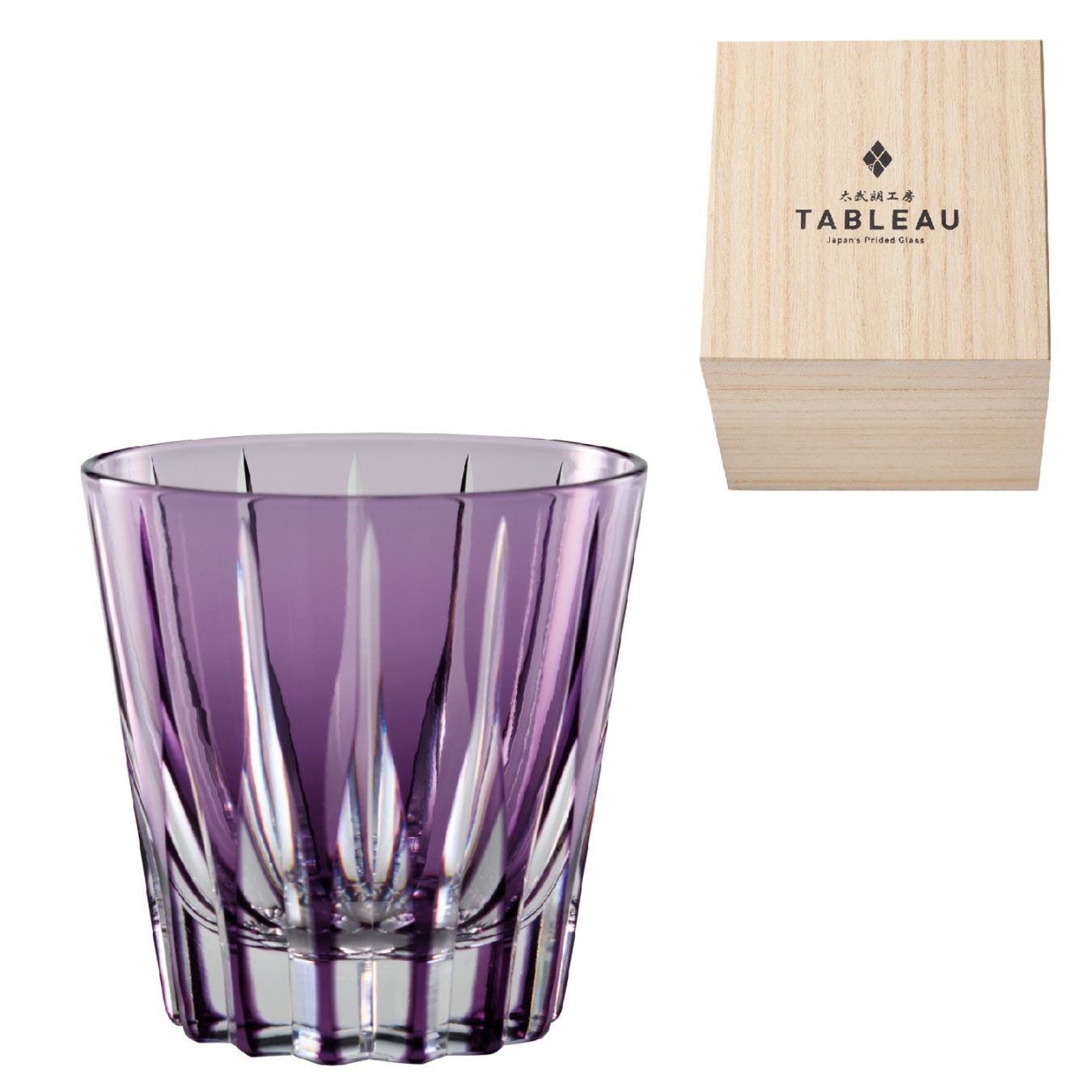 江戸切子 剣菱 2026イヤーズ クリスタルグラス 紫