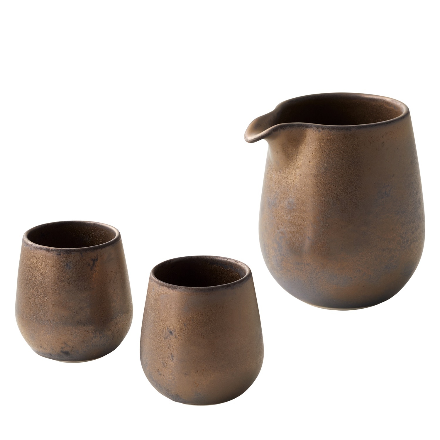 波佐見焼 ブロンズ 半酒器