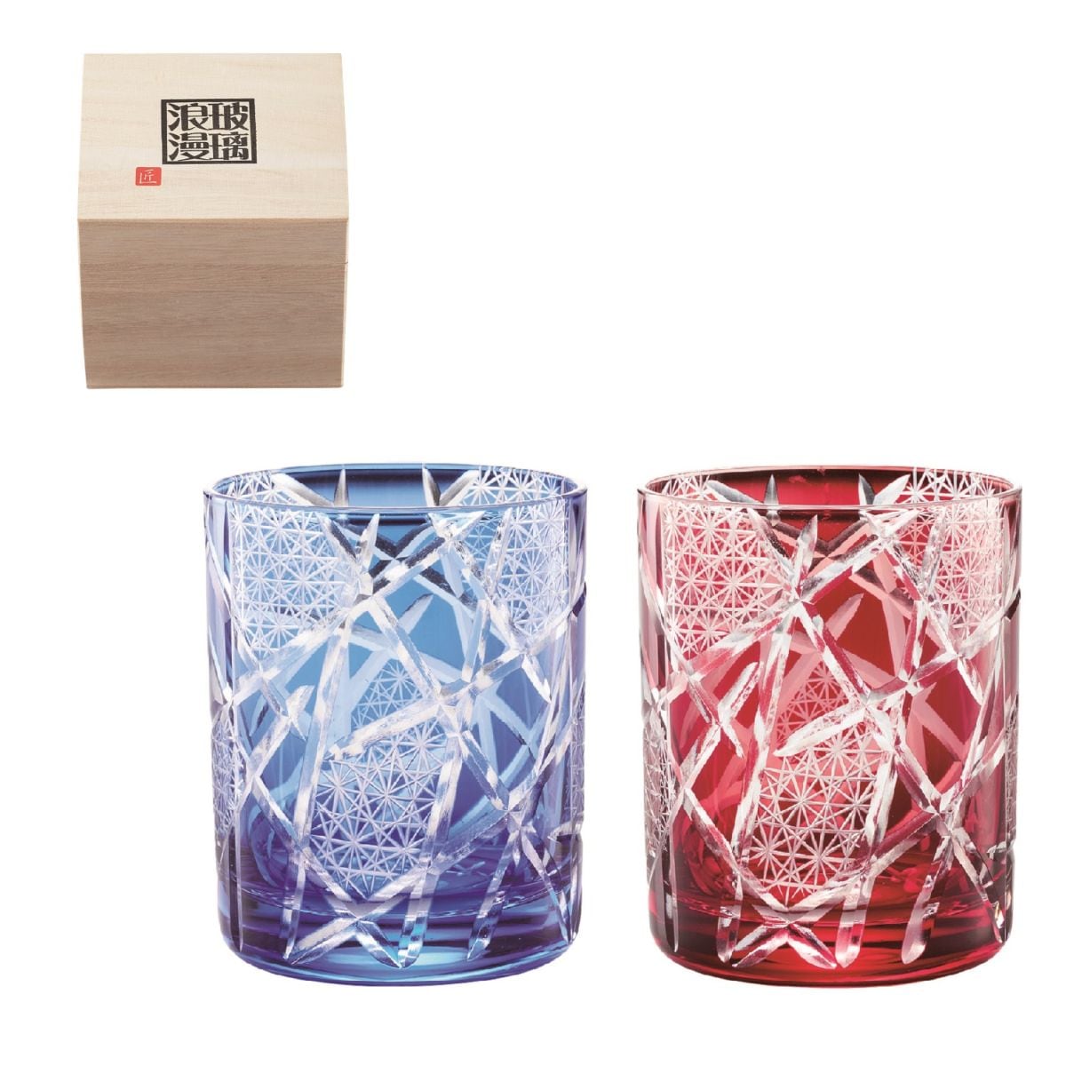 江戸剣菱菊繋ぎオールドペア（BL･RD）