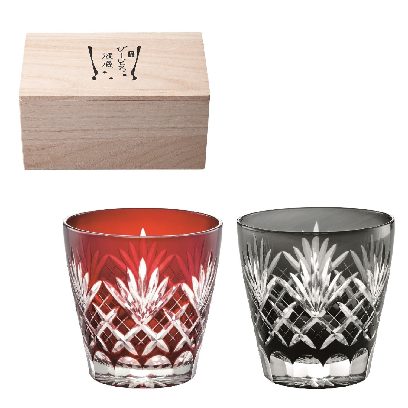 江戸菱花オールドペア （RD･BK）