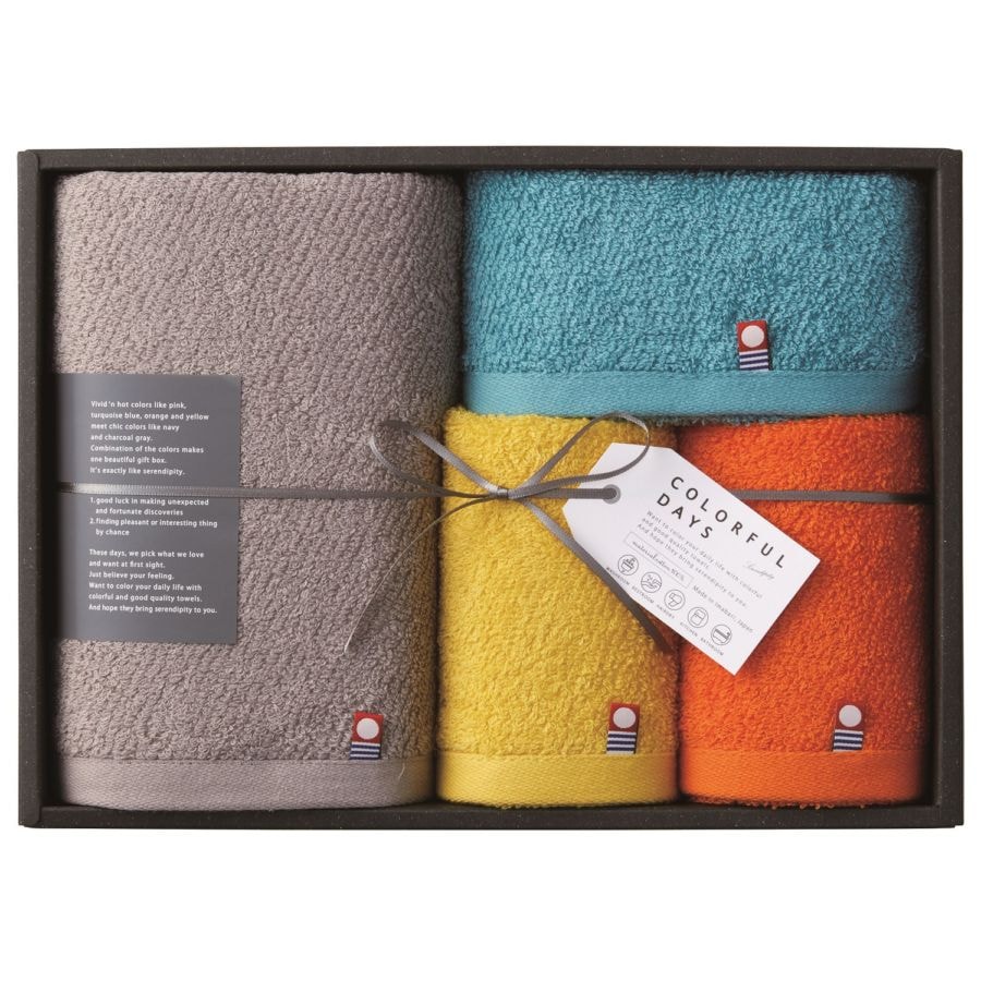 カラフルデイズ タオルセット B OR