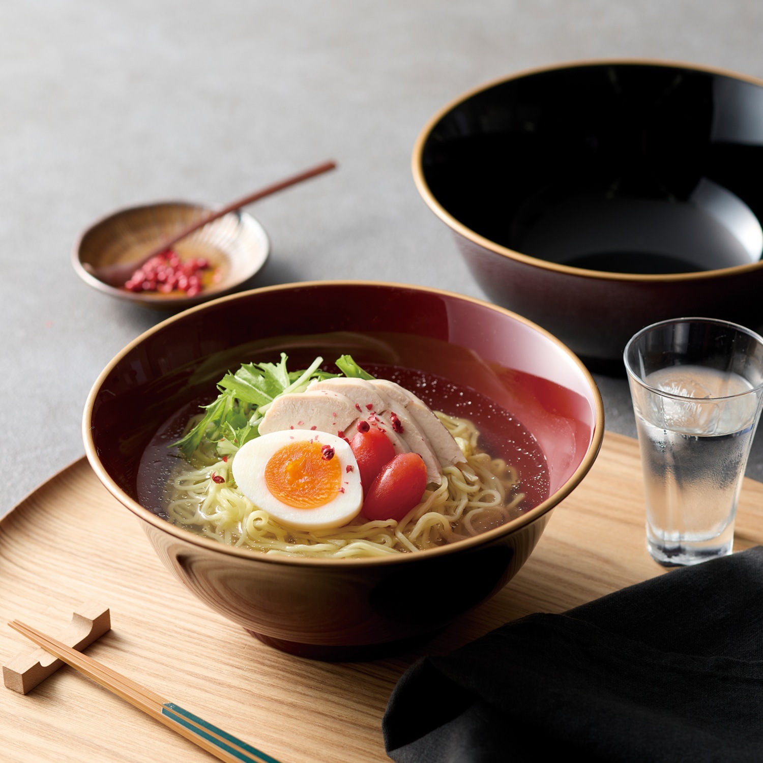 ぼかし塗 ラーメン丼ペア