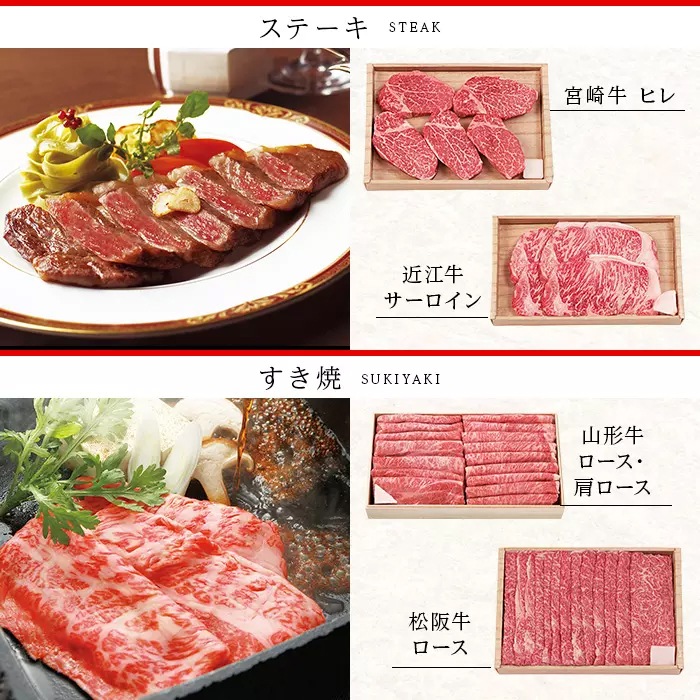 リンベルカタログギフト｜選べる国産和牛　福禄（ふくろく）