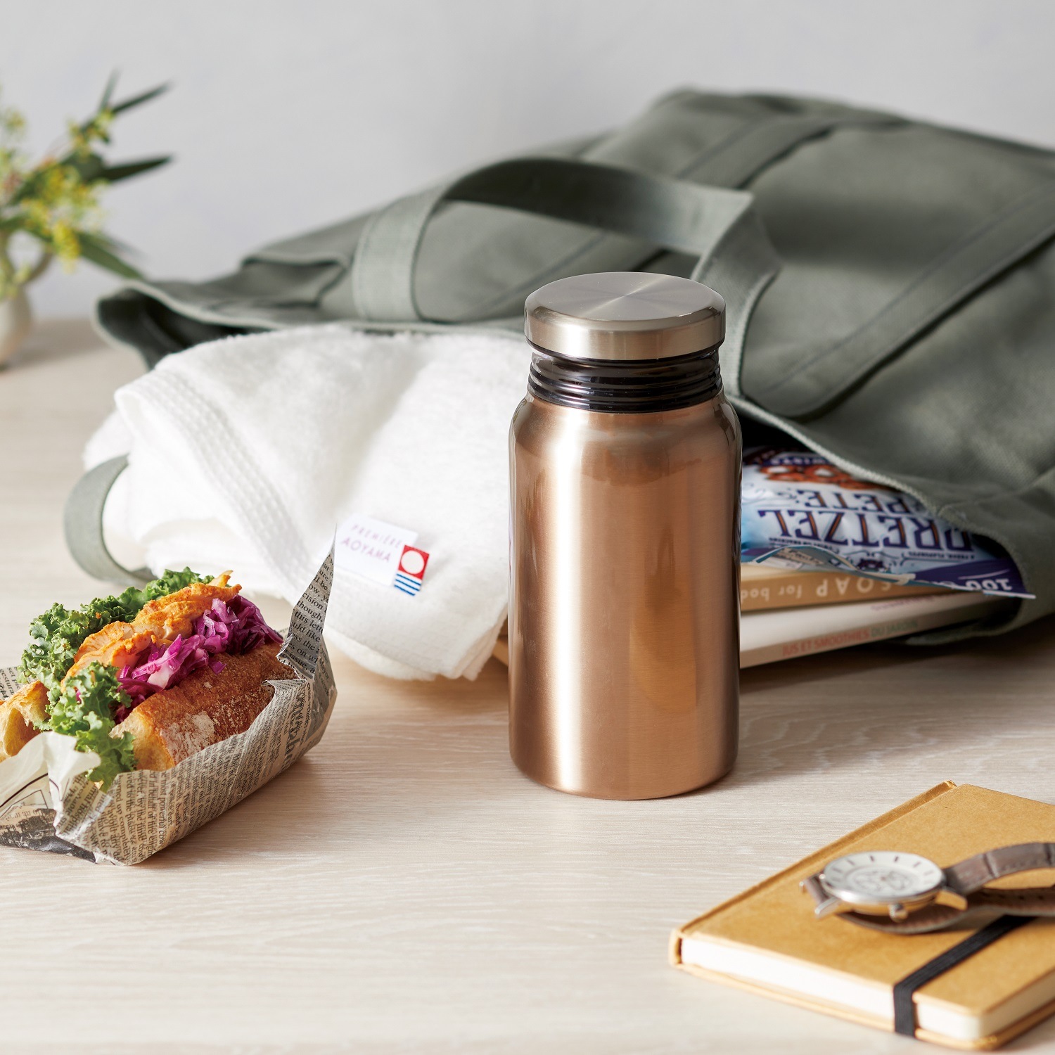 リュクス サーモボトル&今治タオルセット