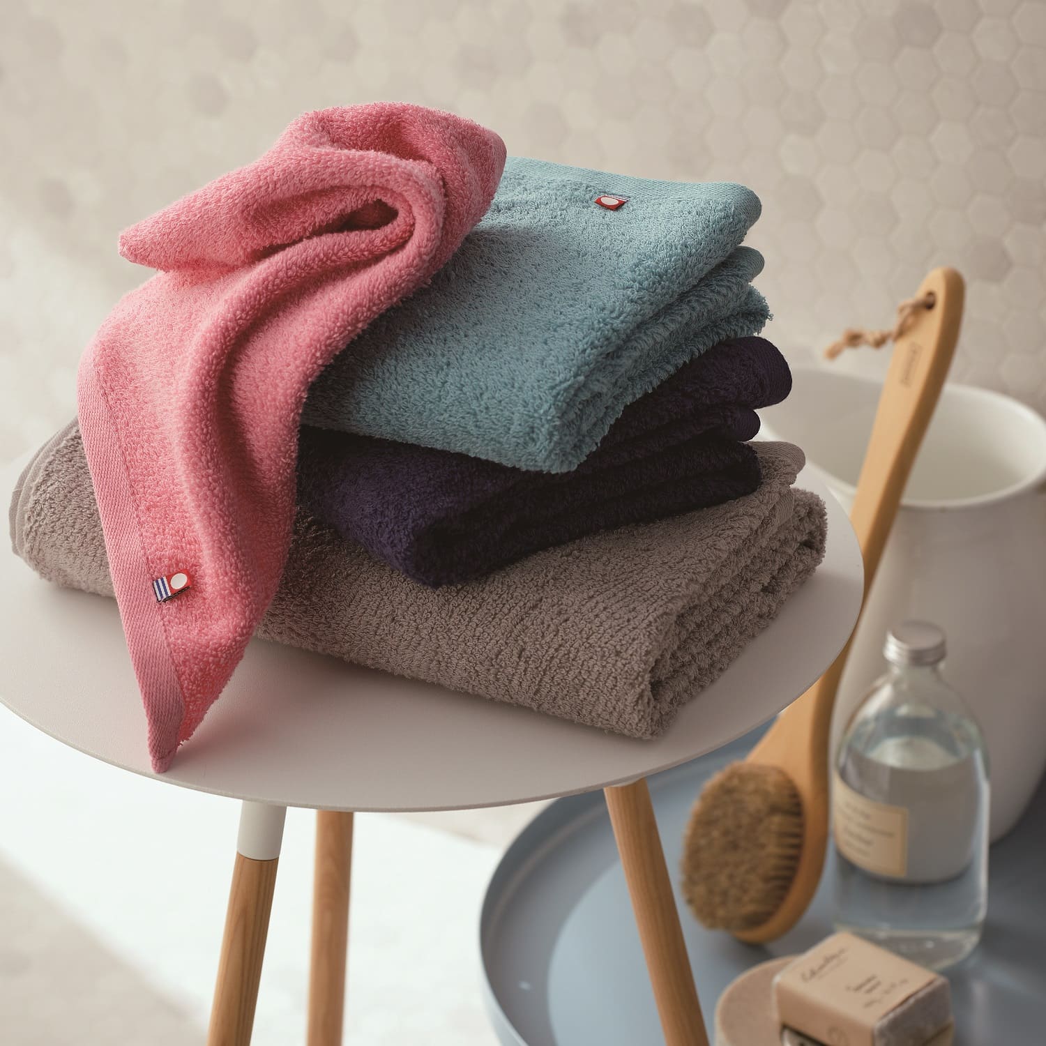 カラフルデイズ タオルセット B（バスタオル＋フェイスタオル＋ハンドタオル）