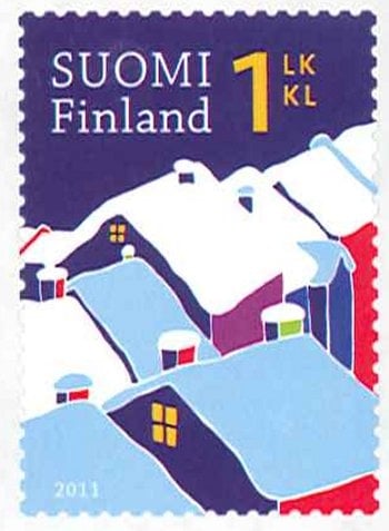 73367セール現品限　外国切手　フィンランド発行街並風景1種揃 73367セール現品限 外国切手 フィンランド発行街並風景1種揃