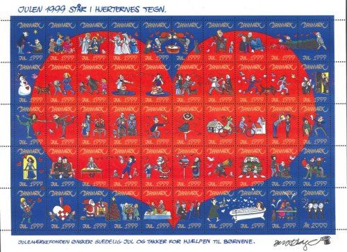レア!!　デンマーク クリスマス シール Danish Christmas Seals デンマーク クリスマス シール ( 2024年